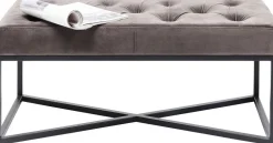 Ławka Crossover 90x40 Cm Szara