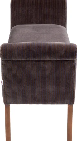 Ławka Motley Velvet 107x62 Cm Brązowa