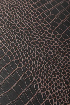 Barek Rozkładany Czarno-brązowy Tapicerowany 100x114 Cm