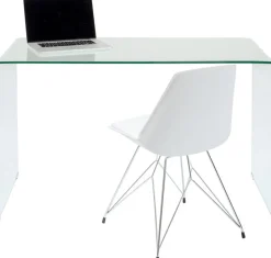 Biurko Clear Club 125x60 Cm Transparentne