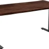 Biurko Harmony 160x80 Cm Akacja Brązowe - Nogi Czarne
