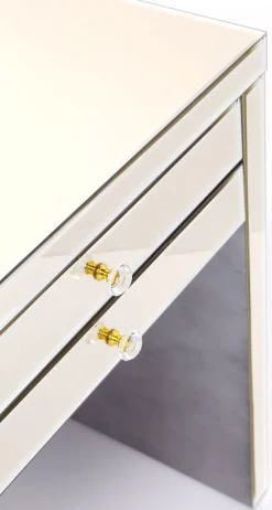 Biurko Luxury Champagne 140x61 Cm Szampańskie