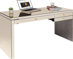 Biurko Luxury Champagne 140x61 Cm Szampańskie