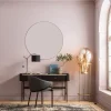 Biurko Milano 140x58 Cm Ciemnobrązowe Z Kremowym Blatem