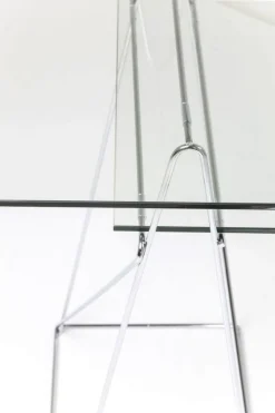 Biurko Polar 135x65 Cm Transparentne Blat 8 Mm