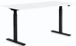 Biurko Smart 120x70 Cm Biało-czarne