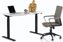 Biurko Smart 120x70 Cm Biało-czarne