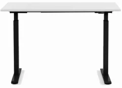Biurko Smart 140x60 Cm Biało-czarne
