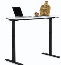 Biurko Smart 160x80 Cm Biało-czarne