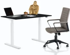 Biurko Smart 120x70 Cm Czarno-białe