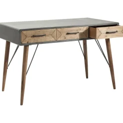 Biurko X Factory 120x60 Cm Szaro-drewniane