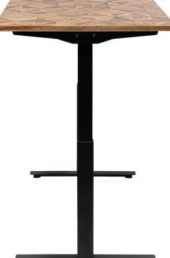 Biurko Z Elek. Regulacją Wysokości Stars 180x90 Cm - Drewno Recyklingowane