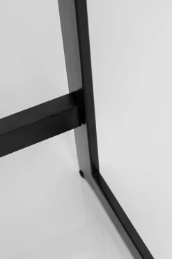 Biurko Z Szufladami Lustrzane Nogi Czarne 120x50 Cm
