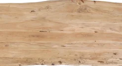 Blat Drewniany Akacjowy 160x80 Cm Prostokątny Asymetryczny