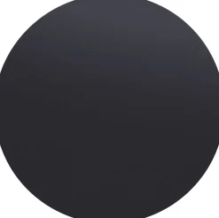Blat Okrągły Czarny MDF Ø110 Cm