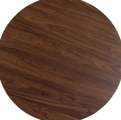 Blat Okrągły MDF Laminowany Kolor Orzech Włoski Ø110 Cm