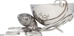 Cooler Do Butelek Octopus 46x26 Cm Srebrny