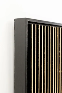 Dekoracja ścienna 3D Drewno I MDF 100x100 Cm