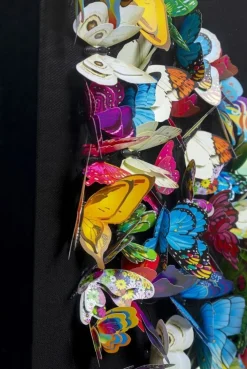 Dekoracja ścienna Farfalla 120x120 Cm Kolorowa