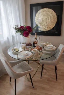 Dekoracja ścienna Golden Snail 120x120 Cm Czarno-złota