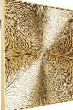 Dekoracja ścienna Illumino 80x80 Cm Złota