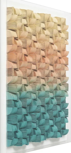 Dekoracja ścienna Kolorowa Pezzi Z Płótna Lnianego 75x100 Cm