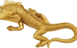 Dekoracja ścienna Lizard 17x40 Cm Złota