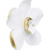 Dekoracja ścienna Orchid 51x54 Cm Biała