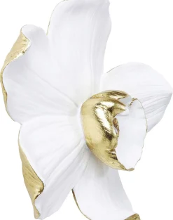 Dekoracja ścienna Orchid 24x25 Cm Biała
