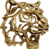 Dekoracja ścienna Tiger 39x44 Cm Złota