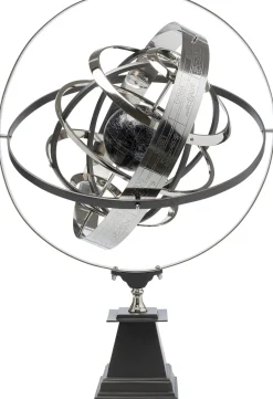 Dekoracja Do Salonu Sfera Armilarna Stal I Aluminium 56x82 Cm