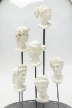 Dekoracja Do Salonu Z Pokrywą Szklaną Transparentną Ø18x28 Cm