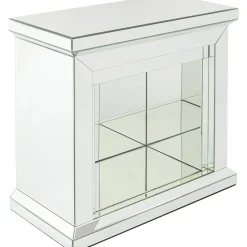 Dekoracja Stojąca - Portal Kominkowy Fireplace 71x71 Cm Lustrzany