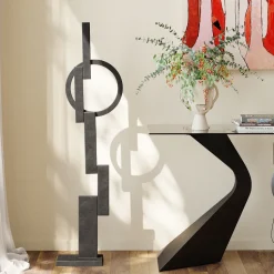 Dekoracja Stojąca Balance 36x148 Cm Czarna