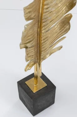 Dekoracja Stojąca Feather One 36x147 Cm Złota