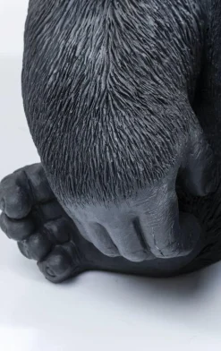 Dekoracja Stojąca Gorilla 60x76 Cm Ciemnoszara
