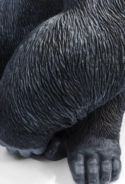 Dekoracja Stojąca Gorilla 60x76 Cm Ciemnoszara