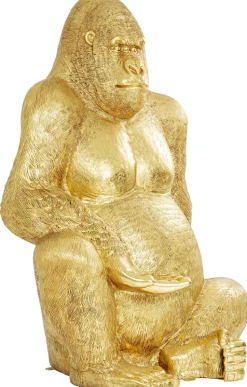 Dekoracja Stojąca Gorilla XXL 180x250 Cm Złota