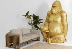 Dekoracja Stojąca Gorilla XXL 180x250 Cm Złota