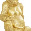 Dekoracja Stojąca Gorilla XL 130x180 Cm Złota