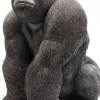 Dekoracja Stojąca Gorilla Front 90x107 Cm Czarna