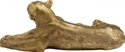 Dekoracja Stojąca Lion 113x40 Cm Złota