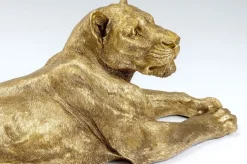 Dekoracja Stojąca Lion 113x40 Cm Złota