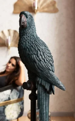 Dekoracja Stojąca Parrot 23x116 Cm Petrol