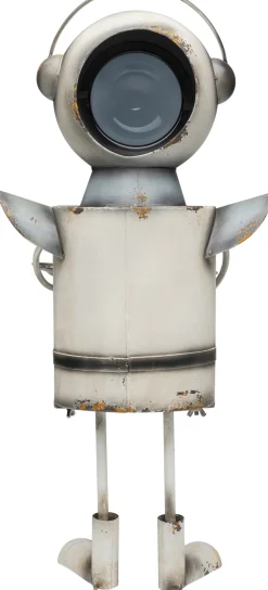 Dekoracja Stojąca Stalowa Postarzana Robot Gottlieb 74 Cm