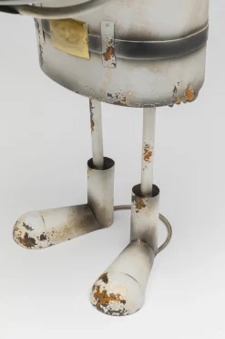 Dekoracja Stojąca Stalowa Postarzana Robot Gottlieb 74 Cm