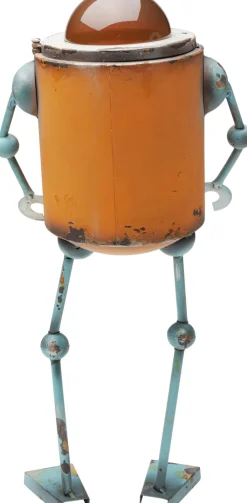 Dekoracja Stojąca Stalowa Postarzana Robot Sunny 52 Cm