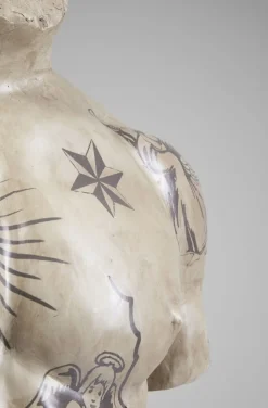Dekoracja Stojąca Torso Tattoo 63x125 Cm