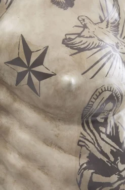 Dekoracja Stojąca Torso Tattoo 63x125 Cm