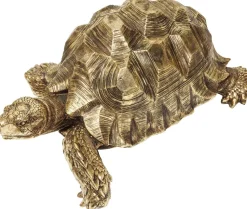 Dekoracja Stojąca Turtle XL 95x43 Cm Złota